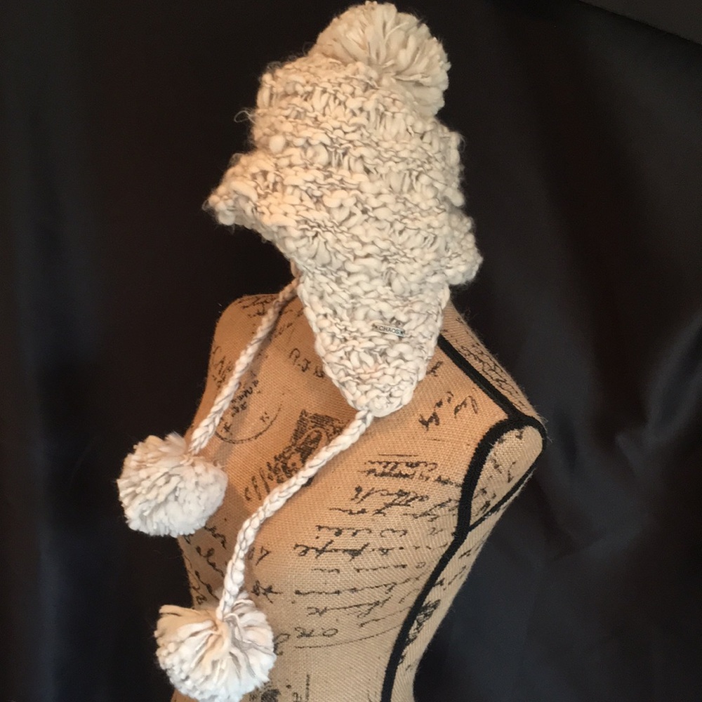 Chaos Ear Flap Pom Pom Beanie